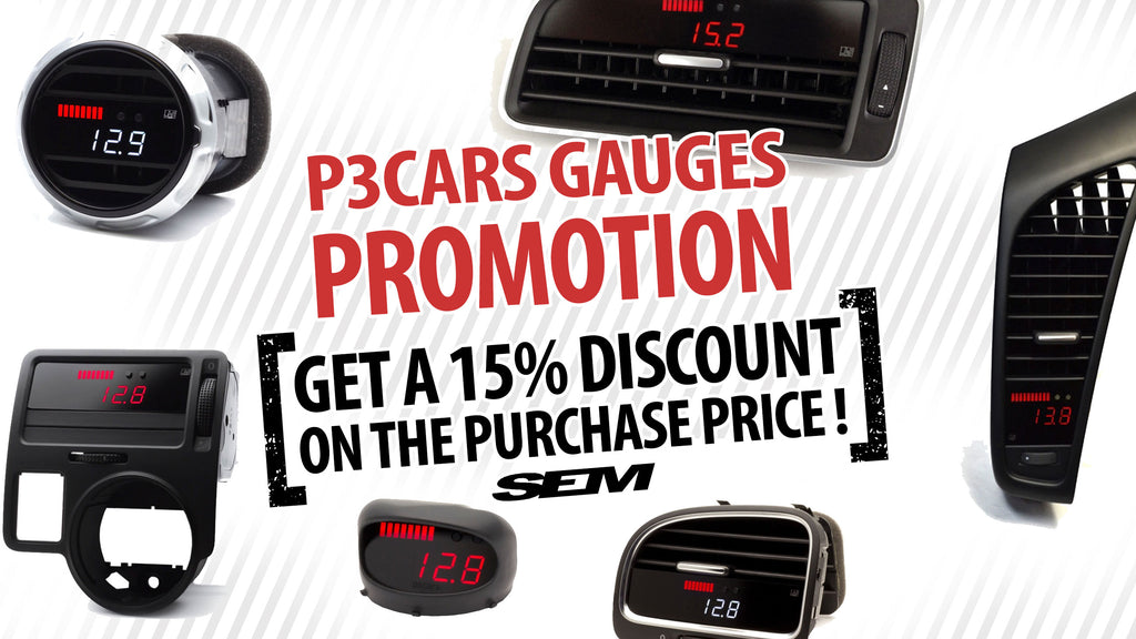 Clearance Sale On All In-Stock P3Cars Gauges