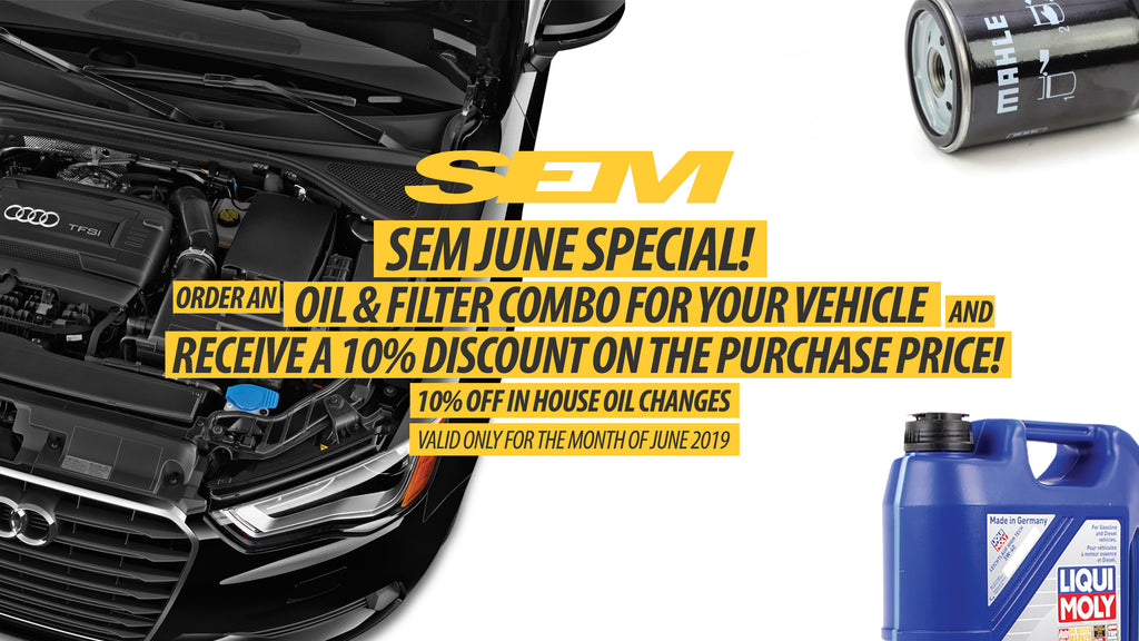Oil and Filter Special 10% Off