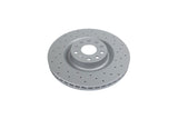Front Brake Rotors Coated Drilled 345x30mm Zimmermann - 100.3301.52