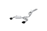MBRP Exhaust 3in. Cat Back Dual Split Rear T304 Oval Black Chrome Tip - S46103BC