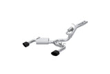 MBRP Exhaust 3in. Cat Back Dual Split Rear T304 Oval Black Chrome Tip - S46103BC