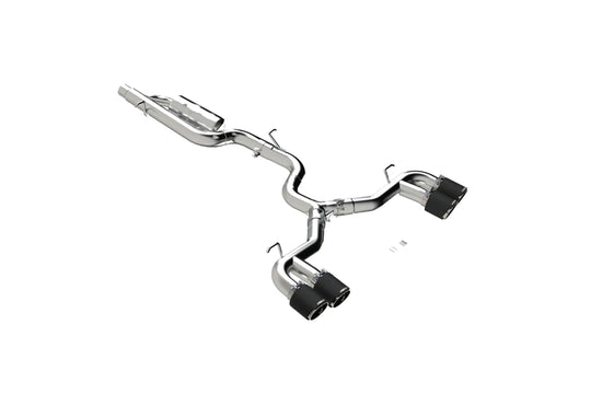 MBRP ARMOR PRO Cat-Back Stainless Exhaust System Carbon Fiber Tips - S46123CF