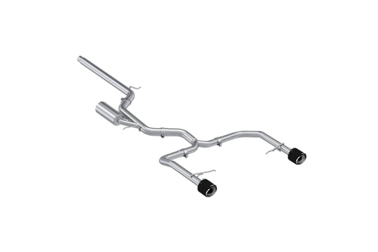 MBRP ARMOR PRO Cat-Back Stainless Exhaust System Carbon Fiber Tips - S46153CF