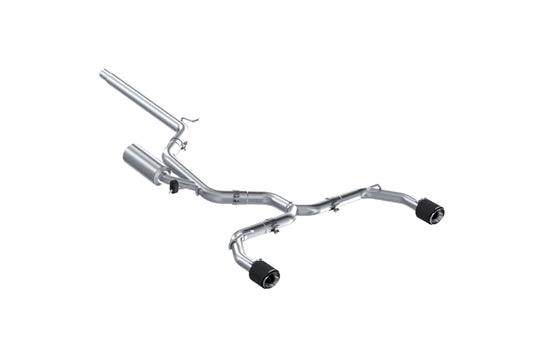 MBRP ARMOR PRO Cat-Back Stainless Exhaust System Carbon Fiber Tips - S46173CF