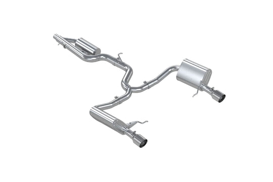 MBRP ARMOR PRO Cat-Back Stainless Exhaust System Stainless Steel Tips - S4618304