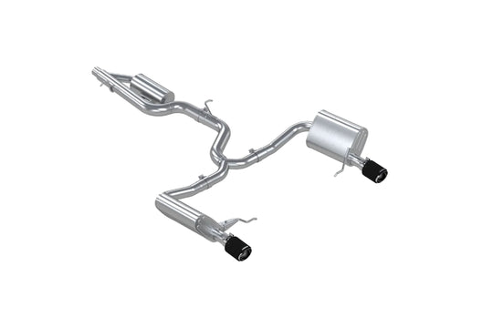 MBRP ARMOR PRO Cat-Back Stainless Exhaust System Carbon Fiber Tips - S46183CF