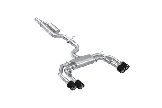 MBRP ARMOR PRO Cat-Back Stainless Exhaust System Carbon Fiber Tips - S46193CF