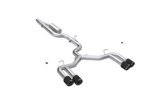 MBRP ARMOR PRO Cat-Back Stainless Exhaust System With Carbon Fiber Tips - S46203CF