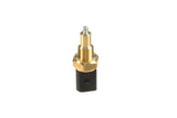 Brass engine coolant temperature sensor for VW Audi Porsche, with black electrical connector