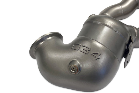 034 Motorsport Cast Stainless Steel Performance Downpipe - 034-105-4044