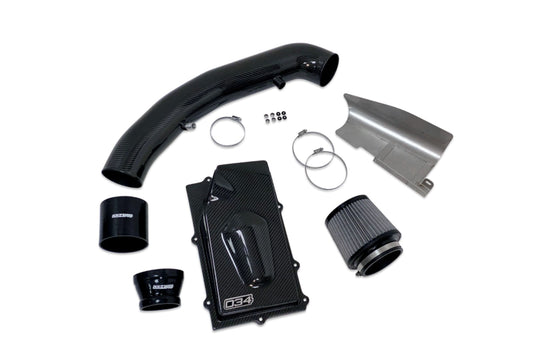 034 Motorsport X34 4" Carbon Fiber Closed Top Cold Air Intake System - 034-108-1041