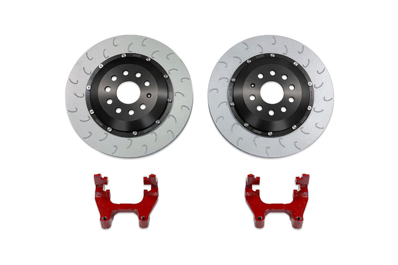 034 Motorsport 350mm 2-Piece Floating Rear Brake Rotor Upgrade Red