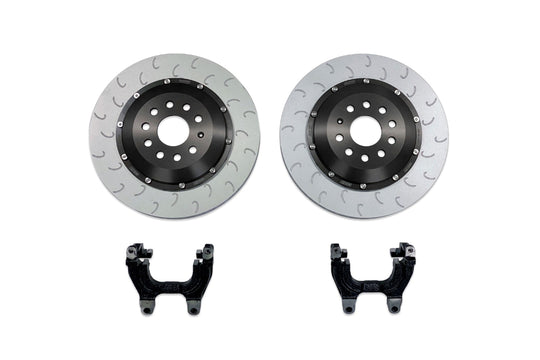 034 Motorsport 350mm 2-Piece Floating Rear Brake Rotor Upgrade Black
