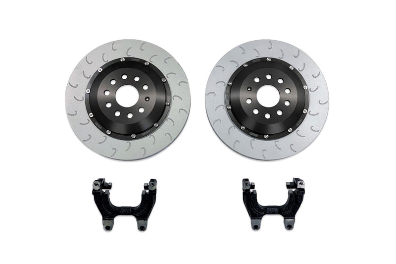 034 Motorsport 350mm 2-Piece Floating Rear Brake Rotor Upgrade Black