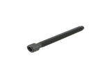 Black hex head automotive bolt for German vehicle repair and maintenance.