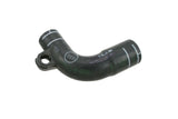 Black rubber coolant hose for VW Audi Porsche, part number 06B121101A, with mounting tab and printed specs