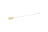 Yellow handle engine oil dipstick for Volkswagen Audi and Porsche vehicles.