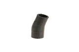 Black rubber curved automotive hose for European vehicle engines