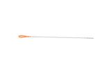 Orange handle engine oil dipstick for Volkswagen and Audi vehicles.