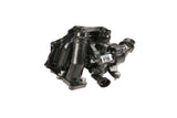 Black plastic engine coolant pump assembly for European vehicles