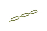 Green plastic trim clip for Volkswagen Audi Porsche interior panels, auto repair part