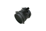 Black mass air flow sensor for VW Audi Porsche, featuring grid intake and electrical connector