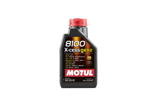 Motul 8100 X-Cess Gen 2 5W40 (1L) 109774