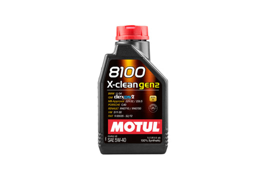 Motul 8100 X-CLEAN GEN2 5W-40 (1L) 109761