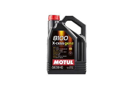 Motul 8100 X-Cess Gen 2 5W40 (5L) 109776