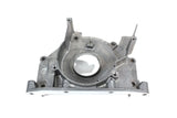 Silver cast aluminum automotive engine component housing