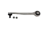 European car suspension control arm with ball joint and mounting hardware