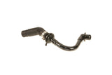 Black rubber coolant hose for VW Audi Porsche, featuring metal clamp and molded connectors, part number visible.