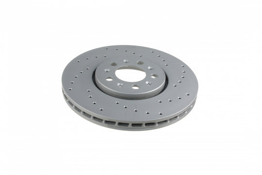 Front Brake Rotors Zimmermann Cross Drilled 288x25mm