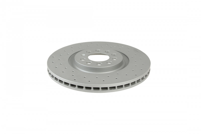 Front Brake Rotors Zimmermann Cross Drilled 312x25mm