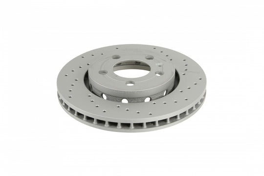 Rear Brake Rotors Zimmermann Cross Drilled 256x22mm Vented