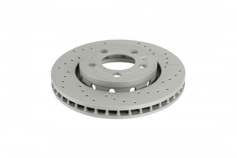 Rear Brake Rotors Zimmermann Cross Drilled 256x22mm Vented