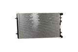 German car radiator for Volkswagen Audi Porsche, premium auto cooling part with aluminum core and black plastic tanks