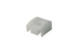 White plastic automotive clip for VW Audi Porsche parts, durable fastener for car maintenance