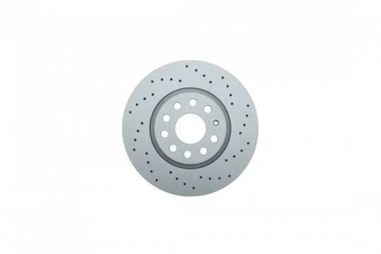 Rear Brake Rotors Coated Cross-Drilled 282x12mm