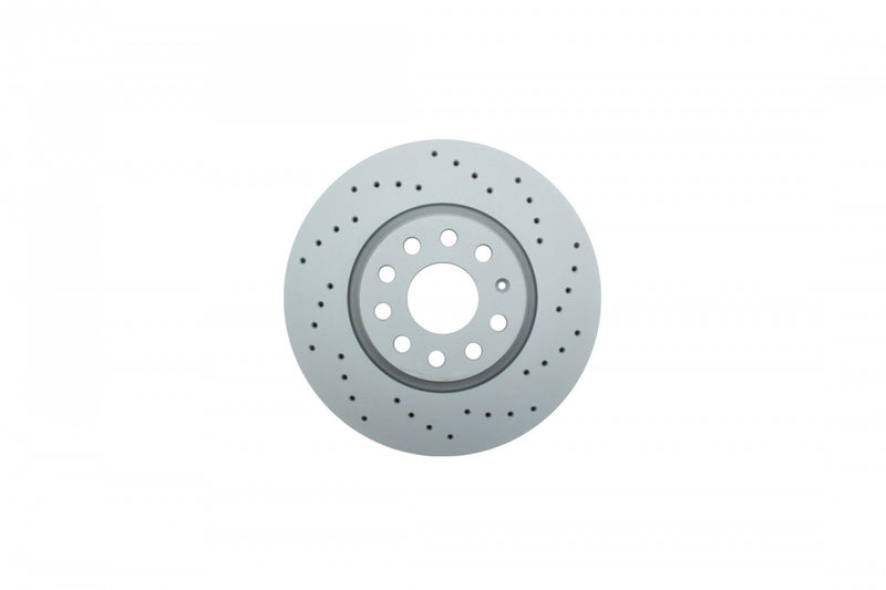 Rear Brake Rotors Coated Cross-Drilled 282x12mm