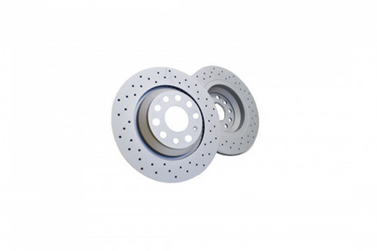 Rear Brake Discs Coated Cross-Drilled 310x22mm