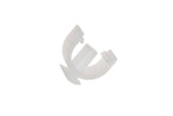 White plastic clip for Volkswagen Audi Porsche auto parts repair maintenance