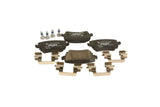 Textar brake pads with hardware kit for European cars, compatible with VW Audi Porsche
