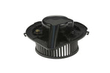 Black automotive blower motor fan assembly for Volkswagen and Audi heating systems