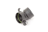 Black plastic automotive connector with green O-ring for VW Audi Porsche repair parts
