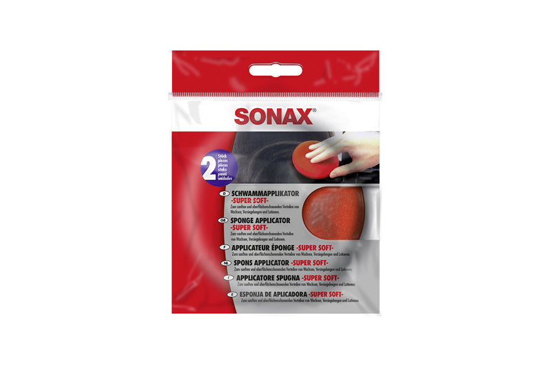 SONAX Sponge Applicator - Super Soft - 2pcs Round