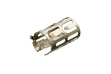 Metal exhaust heat shield clamp for European automotive applications