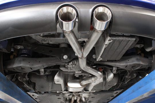 AFE Stainless Steel Cat-Back Exhaust System Black Tips - 49-36408-B