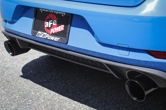 AFE Stainless Steel Axle-Back Exhaust System Black Tips - 49-36421-B
