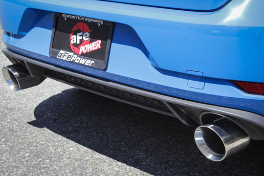 AFE Stainless Steel Axle-Back Exhaust System Polished Tips - 49-36421-P